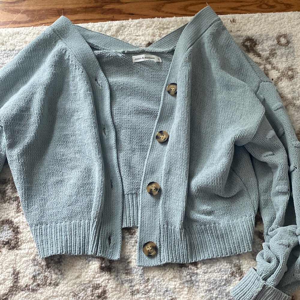 Green Cardigan